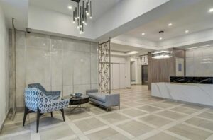 A Stunning Lobby Transformation into a Functional and Modern Interior