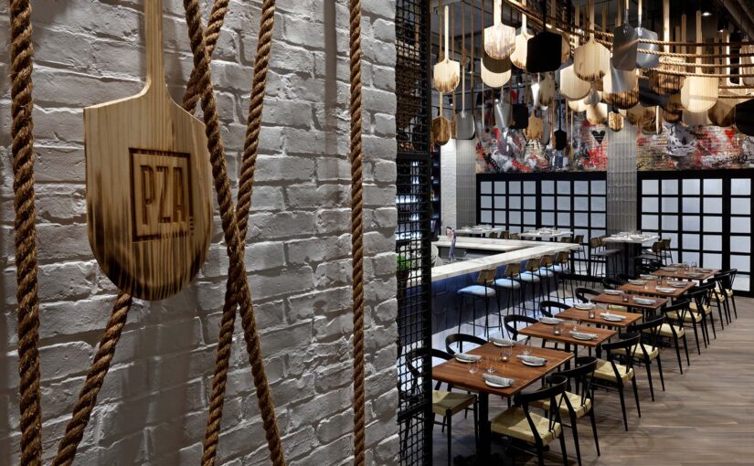 Any way you slice it, PZA Restaurant is a totally cool homage to Italy