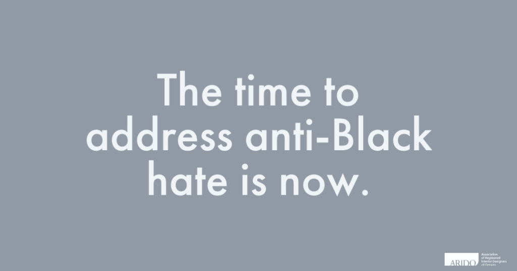 The time to address anti-Black hate is now.