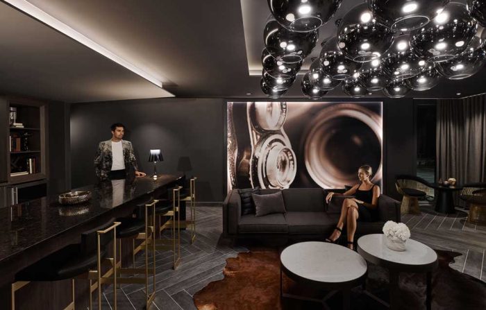 This interior is dressed up in high-end style and luxury - ARIDO