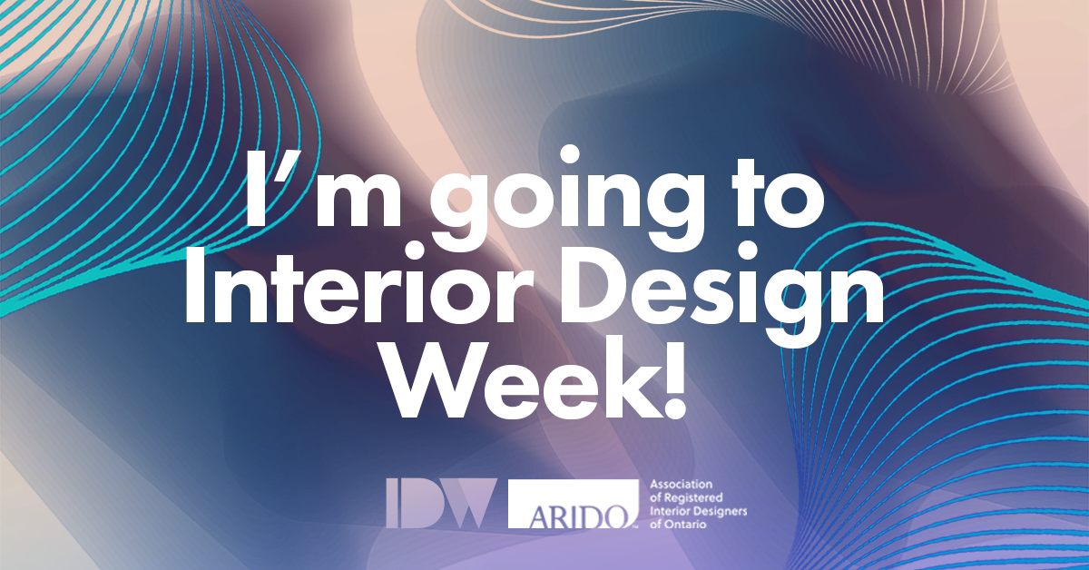 I'm going to Interior Design Week!