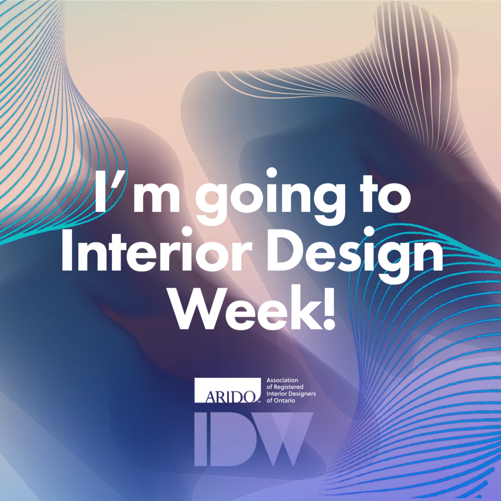 I'm going to Interior Design Week!