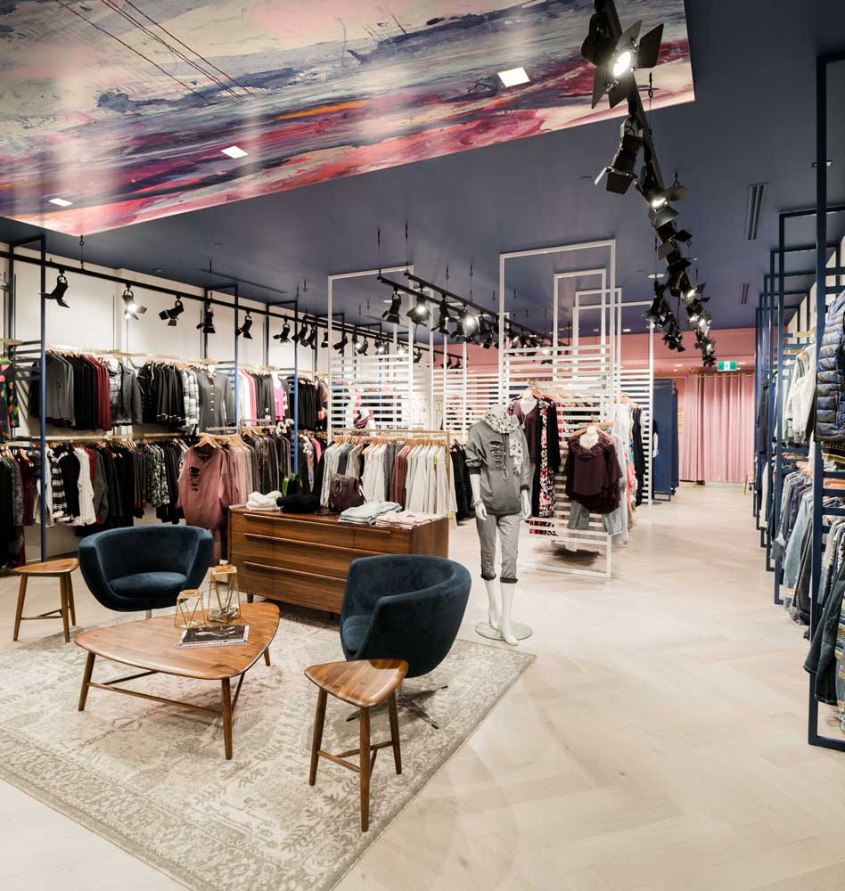 This beautifully redesigned retail space puts fashion forward
