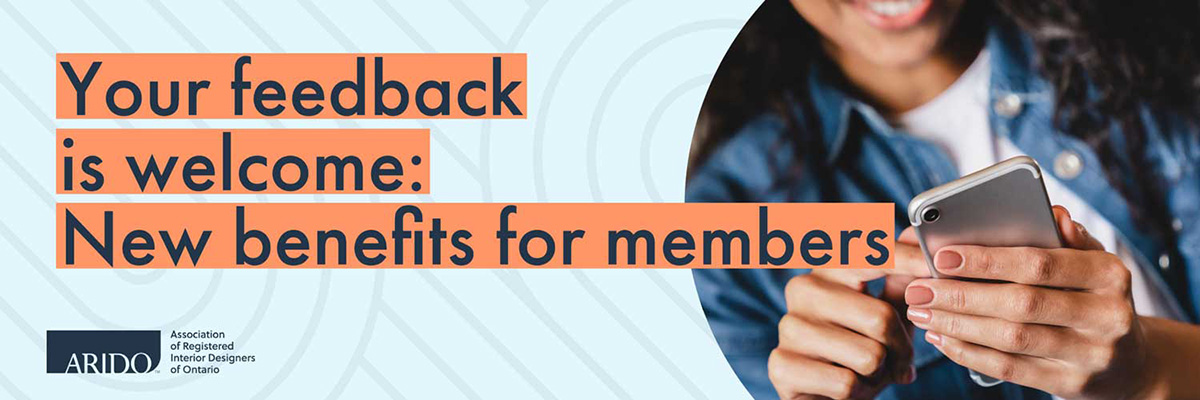 Your Feedback is welcome: New Benefits for Members