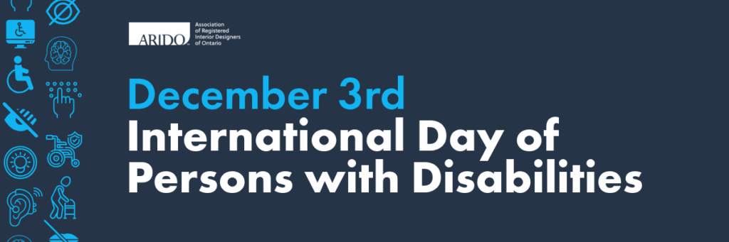 Graphic for December 3 - International Day of Persons with Disabilities