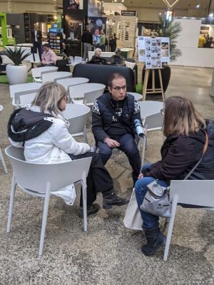 Eyad Boukli, ARIDO  during his 'Meet the Interior Designer" Consultation at IDS 2025