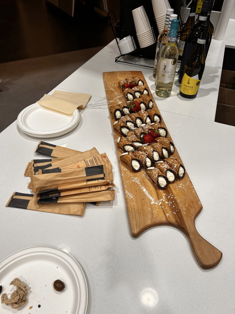 The dessert platter for the evening.